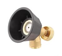 Brass Atomization Nozzle In Black For Whirlwind For Cyclone Agricultural Sprinkler Systems With Adjustable Spray Patterns And 14x1.5mm Interface Thread For Ideal For Garden And Farm Irrigation Needs