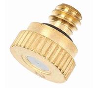 Brass Atomizing Nozzle, Low Pressure Misting Nozzle for Landscaping, Outdoor Cooling, Greenhouse & More 30 Pieces aperture0.6mm