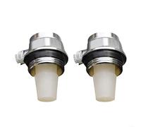 Brass Automatic Air Release Valve for Radiators, External Thread Quick Exhaust Valve, DN25 (59x55mm), 10 Bar Max Pressure, Silver, for HEA