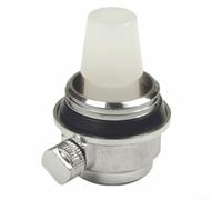 Brass Automatic Exhaust Valve DN25 External Thread Quick Air Release Vent for Radiators Heating Water Systems 10 Bar 110°C Silver
