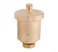 Brass Automatic Float Valve with Innovative Vent to Prevent Water Discharge Featuring Air Bleeder Release for Efficient Exhaust and HVAC System Operation (G1/2)