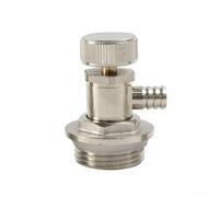 Brass Automatic Heating Drain Valve, with 360° Rotating Exhaust Port for Underfloor Heating and Household Water Systems, High Flow G1/2 G3/4 1 Inch(G1/2)