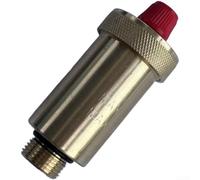 Brass Automatic Quick Exhaust Valve, Efficient Air Release for AC Radiator Water Pipes, Rust Resistant 76mm Heating Component