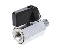 Brass Ball for 1/8" Male to Female Thread Air Compressor Hose Ball Switch Handle Replacement Pneumatic Plumbing Connector Pressure Washer Hose Bib Lockout Device Water Line Shut