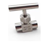 Brass Ball Valve, 1/8-1/2 Inch BSP Female Crane 915 PSI 304 Stainless Flow Control Valve with One-Shape Handle(1/8inch)