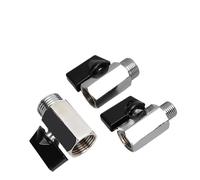 Brass Ball Valve 1/8" 1/4" 3/8" 1/2" Standard Pipe Thread Threaded Mini Male to Female Air Compressor Water Gas Oil Shut Off Valve(3/8",Male to Female)