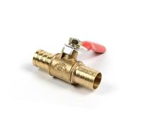 Brass Ball Valve 12mm Shut Off Valve Barbed Hose Pipe Joiner Faucet Connector Adapter for Water Gas Oil (Pack of 1)