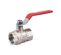 Brass Ball Valve FF 1" Zoll 40PN Double outlets coverter for Water Tank for Toilet cisternwashers Diaphragm Washer Repair kit Ball Valve Bottom Entry