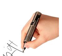 Brass Ballpoint Pen - Miniature Writing Tool, Elegant Signature Pen | Sleek Pocket-Friendly Design, Timeless Vintage Brass Aesthetic, Portable Lightweight Barrel Ideal Corporate Gifting Business Event