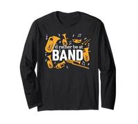 Brass Band Humour or Brass Banding Meme A Funny Brass Band Long Sleeve T-Shirt