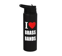 Brass Bands for Musicians Marchers Whit Friday Sunday Stainless Steel Insulated Water Bottle