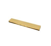 Brass Bar/Brass Square Flat Bar Solid Block, Thickness 2/3/4/5/6mm for Crafting Maintenance Electrical Architectural(2x22x500mm 1pcs)
