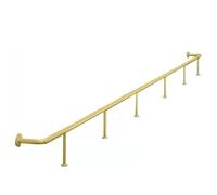 Brass Bar Foot Rail, Heavy Duty Foot Rest for Bar Stools, Industrial Style Undercounter Rail for Commercial Bar, Restaurant, Kitchen Island(Gold,8FT/2.44M)