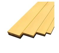 Brass Bar Solid Brass Plate Flat Bar Square Bar Handmade DIY Crafts Making Materials Tool Parts for Crafting Maintenance Electrical Architectural(5x50x500mm)