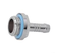 Brass Barb Fitting for PC Water Cooling - G1/4 Thread Hose Connector with Two-Touch Design, Compatible with 8 mm ID Hose and 9 mm(6MM)