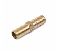 Brass Barb Pipe Fitting Straight Elbow T Y X Shape 2 3 4 Way Connector for 6mm to 19mm 8mm 10mm 14mm 16mm 4mm Copper Tube,Straight I shap,16mm Barb