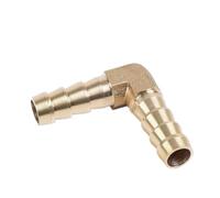 Brass Barb Pipe Fitting Straight Elbow T Y X Shape 2 3 4 Way Connector for 6mm to 19mm 8mm 10mm 14mm 16mm 4mm Copper Tube,Elbow 2 Way,14mm Barb