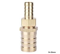 Brass Barbed Reducing Bushing 14-25mm Reducing Plug Connector Female Thread Pipe Fitting Adapter for Connecting and Converting