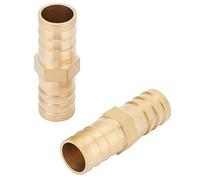 Brass Barbed Reducing Bushing Female Thread Pipe Fitting Connector Adapter Professional Durable Rustproof High Pressure Resistance for Plumbing Water Systems 16mm 19mm 25mm (16-16mm)