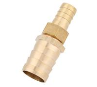 Brass Barbed Reducing Bushing Female Thread Pipe Fitting Connector Adapter Professional Durable Rustproof High Pressure Resistance for Plumbing Water Systems 16mm 19mm 25mm (16-25mm)