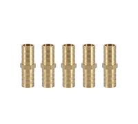 Brass Barbed Straight Connector Fitting Water Hose Pipe Tube Coupler Joiner Adapter 6-20mm 5pcs Set