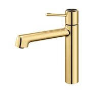Brass Bathroom Faucet, Single Handle Kitchen Faucet, Ceramic Cartridge for Reliable Performance