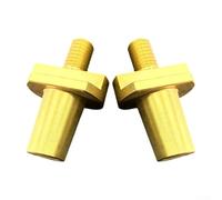 Brass Battery Terminal Post Adapter With Male Thread Suitable For Positive And Negative Terminal Replacement In Vehicles