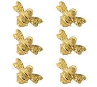 Brass bee 6 x Bumble Bee Drawer Knob | Drawer Handle | Bee Cabinet knob | Cupboards, Doors, Cabinets & Drawers (Gold)