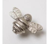 Brass Bee Drawer Cabinet Knob - Satin Finish