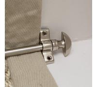 Brass bee Nickel Stair Rods With Mushroom Finials - 725mm