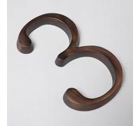 Brass bee Premium Floating Plain House Numbers In Oiled Bronze Finish 0-9 Number 2