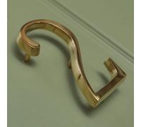 Brass bee Premium Floating Plain House Numbers In Polished Brass Finish 0-9 Number 8