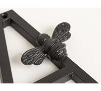 Brass bee Premium House Letters with Bee - 5 Inch Letter A - Black Finish
