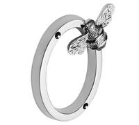 Brass Bee Premium House Numbers With Bee In Nickel Finish 0-9 - 4 Inch Number 0 With Bee
