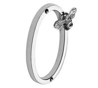 Brass Bee Premium House Numbers With Bee In Nickel Finish 0-9 - 5 Inch Letter B With Bee