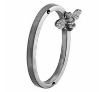 Brass bee Premium House Numbers with Bee in Pewter Finish 0-9 - 5 Inch Letter A with bee