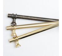 Brass bee Solid Brass Plain Kitchen Pull Handles & Knobs Polished Brass Handle 170mm
