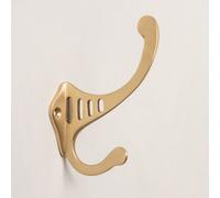 Brass bee Solid Brass Sunrise Coat Hook - Satin Brass Finish