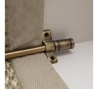 Brass bee Stair Rods Carpet Runners With Piston Finial Ends Nickel, Brass, Antique Brass Stainless Steel Stair Carpet Rods (Antique Brass)