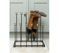 Brass Bee Welly Boot Stand - Pewter Hares