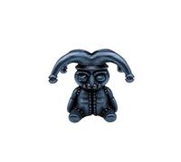 Brass Black Dark Circus Puppet Clown EDC Beads Pendant Jewelry Making Supplies,Personality Diy Outdoors Tools Paracord Beads Charm Lanyard Hand-woven Accessories, Medium, Brass, No Gemstone