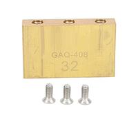 Brass Block Guitar Base, Portable Tremolo System Bridge, Golden, AntiCorrosion Instrument Accessories - Durable Brass Construction, Wear, Easy to Install and Carry, (32MM)