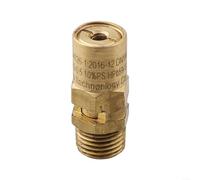 Brass Body 1/4 Inch For BSP Safety Relief Valve for Pneumatic For COMPRESSOR Systems Featuring Automatic Discharge Above Specified Pressure Threshold (9BAR)