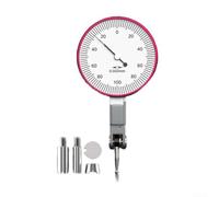 Brass Body Test Indicator 0-0.8mm with Automatic Reversal, For Precision Lever Gauge for Accurate Measurement, Metal Shell Tool for Workshop Layout(Large 0-0.2mm )