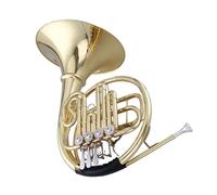 Brass Body Wind Instruments French Horn With 4 Rotating Valve Piston Bb Tone Single Row French Horn French Horn kit