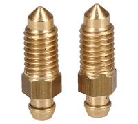 Brass Brake Caliper Bleeding Bleed Nipple Screw Bleedscrew M8 x 1.25mm 2pc
