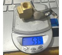 Brass Brake Line Tee Fitting for 3/16 Contained in Tubing with Mounting Bracket Inverted Flare Ends 3/8 In-24 Thread Automotive Brake Hose Splitter for Cars Plus Trucks