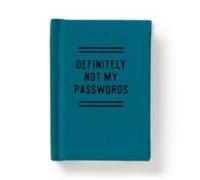 Brass Brass Monkey Definitely Not My Passwords Tiny Diary Paperback Book Brass Brass Monkey Multicolor