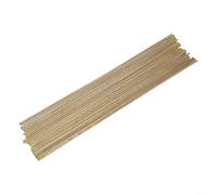 Brass Brazing Rods 25 pcs 250mm TIG Filler Wire for Oxyacetylene Welding Copper Alloy Carbon Steel Alloy Steel DIY Projects 1.6mm Diameter(2.0mm)