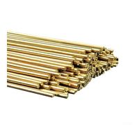 Brass Brazing Rods 25 Pcs, .6mm/2.0mm/3.0mm Diameter, 25cm Length, for Oxyacetylene Gas Welding, Compatible with Copper Alloy, Carbon
